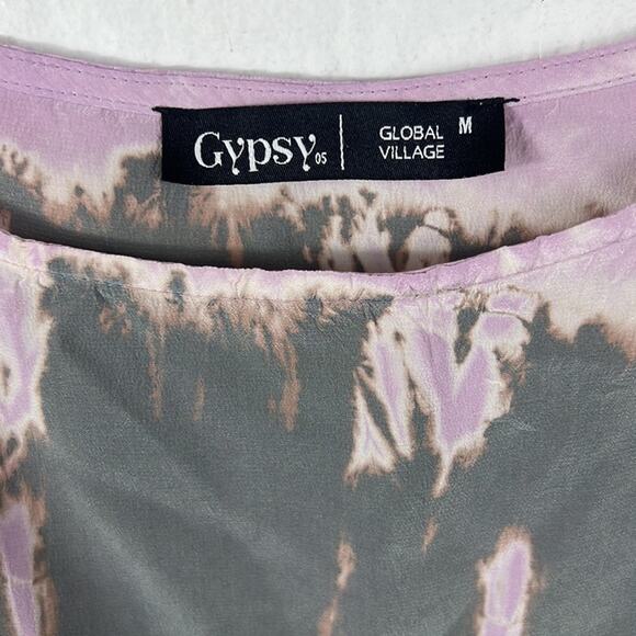 Gypsy 05 Cold Shoulder Tie Dye Top Size medium - Picture 3 of 6